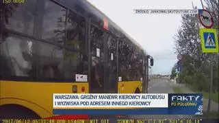 Agresywny kierowca autobusu