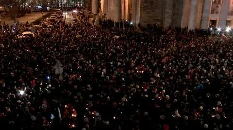 "Stop nienawiści". Manifestacja po śmierci prezydenta Gdańska