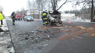 Wypadek na Szosie Lubelskiej