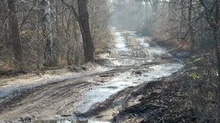 Śmieci nad gazociągiem