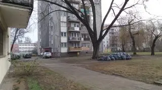 Nieodebrane worki z zielonymi odpadami przy Chełmskiej