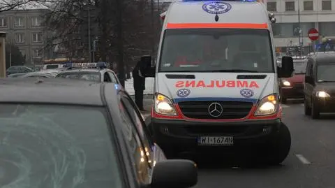 Pieszy potrącony na przejściu