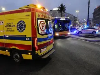 Autobus miejski potrącił pieszą na rondzie de Gaulle'a
