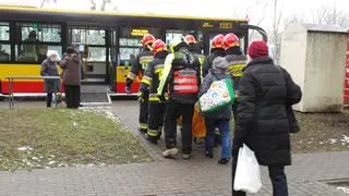 Ewakuacja mieszkańców bloku przy Zarankiewicza