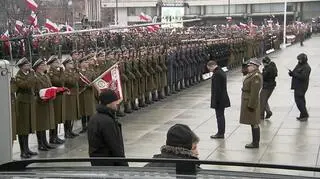 Uroczystości na placu Piłsudskiego