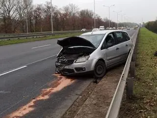 Zderzenie na Wisłostradzie