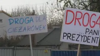 Protest mieszkańców Odolan