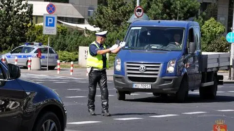 Najlepsi policjanci kierują ruchem