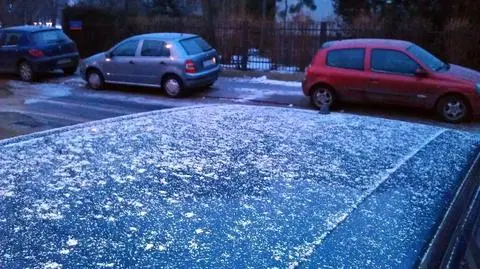 Śnieżny poniedziałekŚlisko na chodnikach i ulicach 