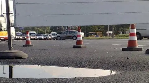 Korek w Dolince. Doszło zwężenie