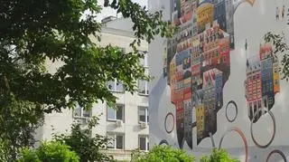 Nowy miejski mural na Chmielnej