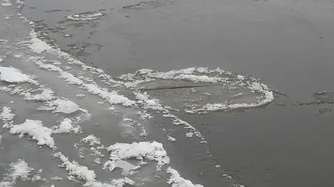 Temperatura spada. Na Wiśle już śryż