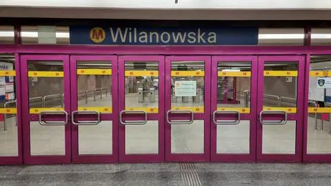 Nieszczęśliwy wypadek w metrze. Zamknięta była stacja Wilanowska i część linii M1