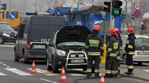 Bemowo: zderzenie toyoty z mazdą 