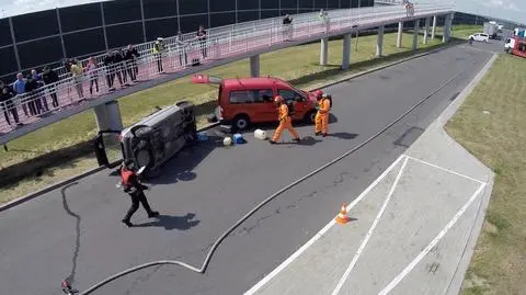 Skażenie chlorem na autostradzie 