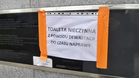 Automatyczna, bezdotykowa... Przegrała jednak z wandalami