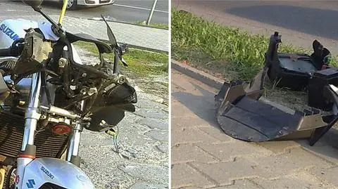 Skosił latarnię, z przebitym płucem trafił do szpitala