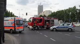 Wypadek na rogu Stawki i Jana Pawła II