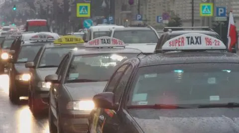 Taksówkarze zablokują Warszawę? Trzy protesty jeszcze w styczniu