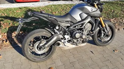 Wypadek z udziałem motocyklisty na Wydawniczej 