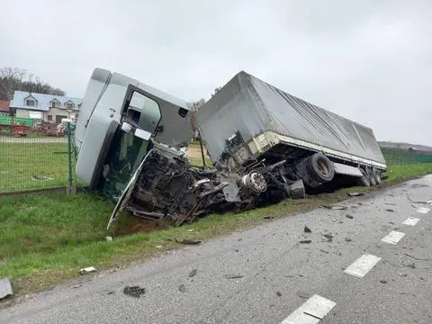 Wypadek na drodze krajowej numer 50