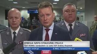 Mariusz Błaszczak o dymisji komendanta