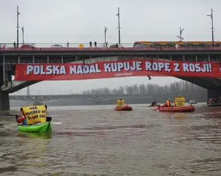 Akcja aktywistów z Greenpeace Polska