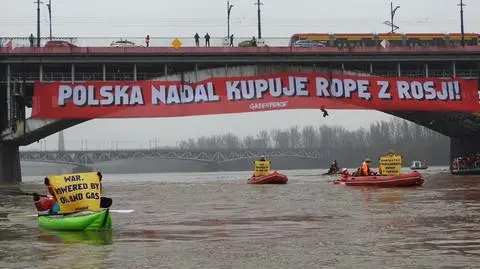 Akcja aktywistów z Greenpeace Polska