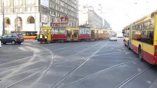 Poważna awaria tramwajowa w Śródmieściu