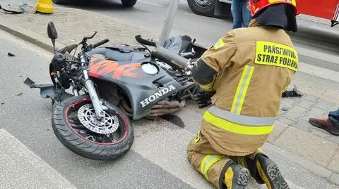 Motocyklista nie przeżył zderzenia z samochodem