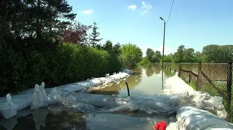 Służby patrolują brzeg w Wawrze