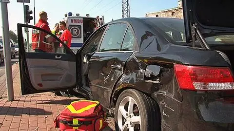 Radiowóz CBŚ zderzył się z hyundaiem