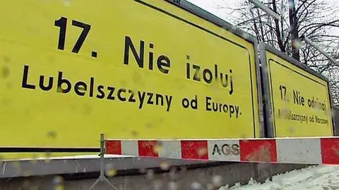 Lublinianie protestują w stolicy  Chcą ekspresówki do Warszawy