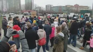 Protest na Umińskiego