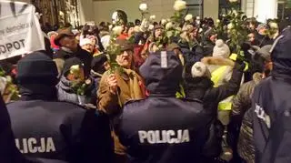 Protesty podczas miesięcznicy smoleńskiej