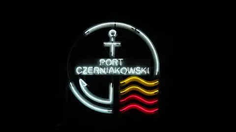 Port Czerniakowski ma swój neon. Szybko się zepsuł