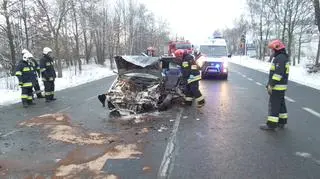 Wypadek na Szosie Lubelskiej