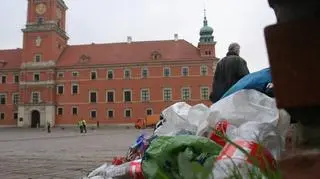 Sprzątanie pl. Zamkowego