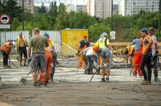 Kolejny etap remontu wiaduktu na Ostrobramskiej 