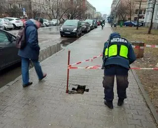 Zapadliska powstałe przez roztopy