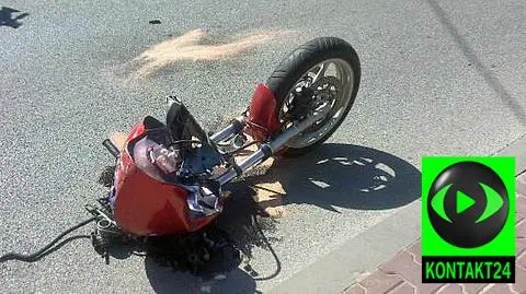 Motocyklista zginął na miejscu