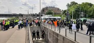 Protest ekologów w Warszawie