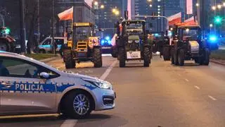 Protest rolników w Warszawie