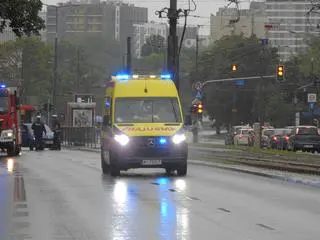 Wypadek w alei "Solidarności"