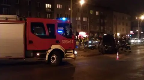 Przebił barierki na Wisłostradzie