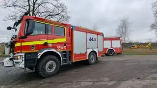 Zderzenie dwóch aut w miejscowości Warszawice 