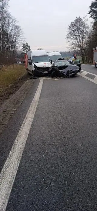 Wypadek na drodze krajowej numer 60