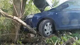 Zderzenie skody i renault