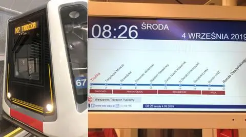 Pociągi drugiej linii przejechały od ronda Daszyńskiego do Trockiej