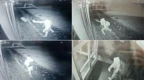 Nagranie ataku na ośrodek: ciężkie przedmioty, uszkodzone szyby